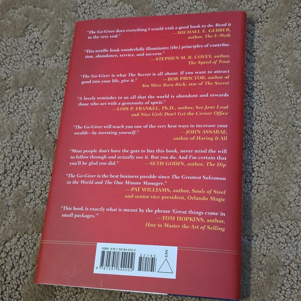 The Go-Giver Hardcover Book - Picture 2 of 3